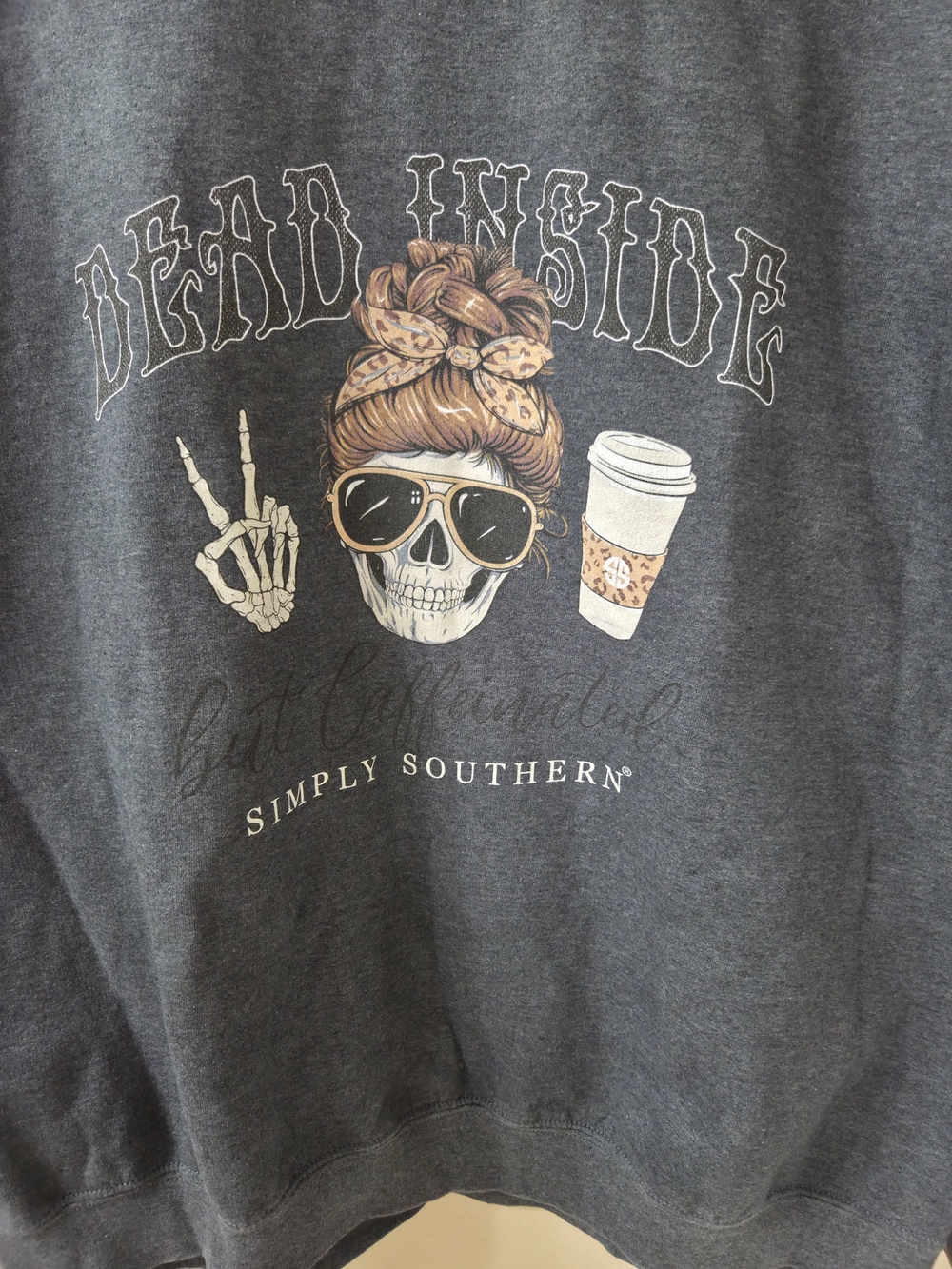 Simply Southern Graphic Sweatshirt - 'Dead Inside'